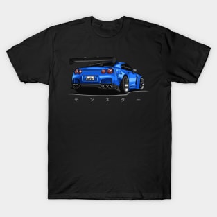 GTR R35 Body Kit (Blue) T-Shirt